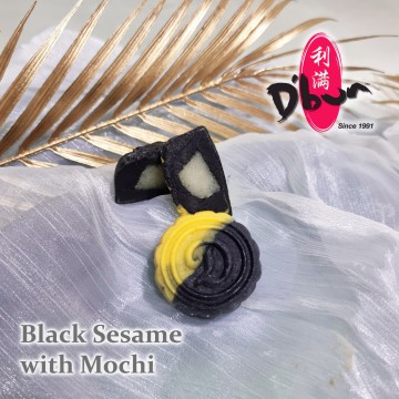 Black Sesame Mochi Snowskin Mooncake